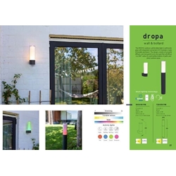 Baliza Lutec exterior moderna DROPA Connect - Imagen 1