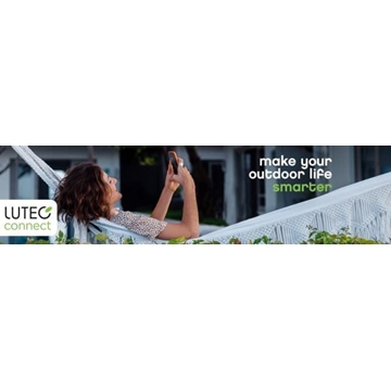 Baliza Lutec exterior moderna DROPA Connect - Imagen 2