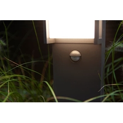 Baliza Lutec exterior moderna QUBO c/ Sensor - Imagen 2