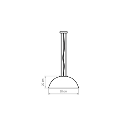 Colgante de techo moderno ABSIS C L - Imagen 2