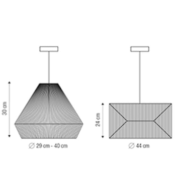 Colgante de techo moderno ACAPULCO Indoor 29/40 - Imagen 2