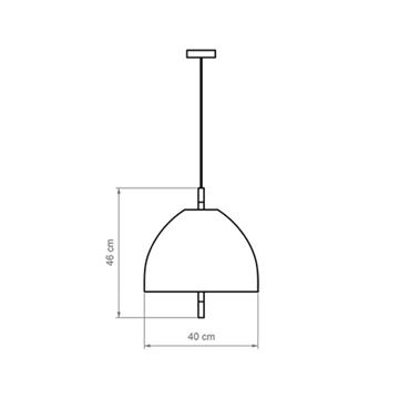 Colgante de techo moderno AMÁ C - Imagen 2