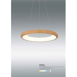 Colgante de techo Moderno DHARMA MADERA - Imagen 1