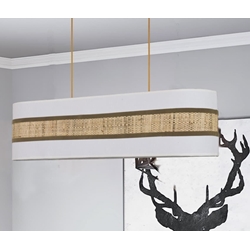 Colgante de techo moderno DIBU ALARGADA Personalizable - Imagen 1