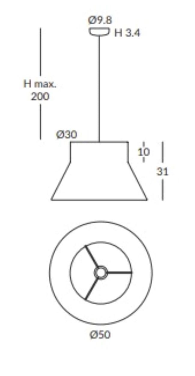 Colgante de techo moderno KORA 50 - Imagen 6