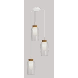 Colgante de techo moderno NORA 3 luces - Imagen 1