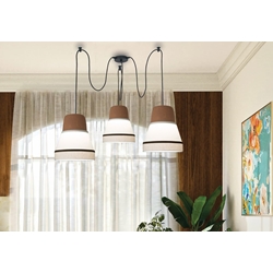 Colgante de techo moderno SILOS 80P COMBI 3 luces Personalizable - Imagen 1