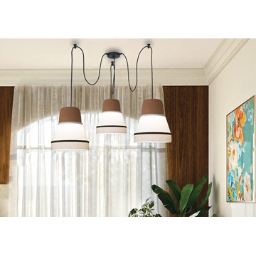 Colgante de techo moderno SILOS 80P COMBI 3 luces Personalizable - Imagen 1