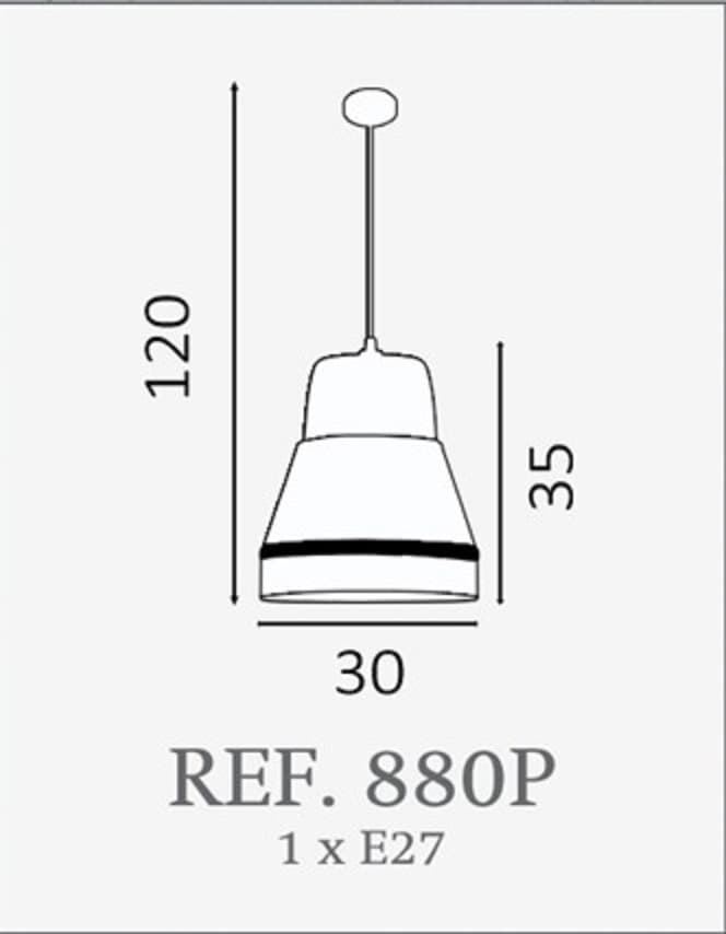 Colgante de techo moderno SILOS 880P COMBI Personalizable - Imagen 3