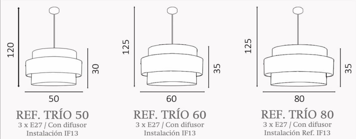 Colgante de techo moderno TRÍO Personalizable - Imagen 3