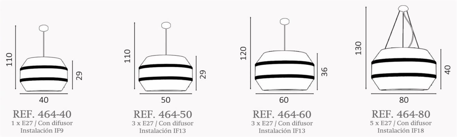 Colgante de techo moderno UFO Personalizable - Imagen 5
