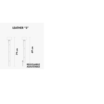 Colgante de techo moderno ULAOP CUERO S - Imagen 2