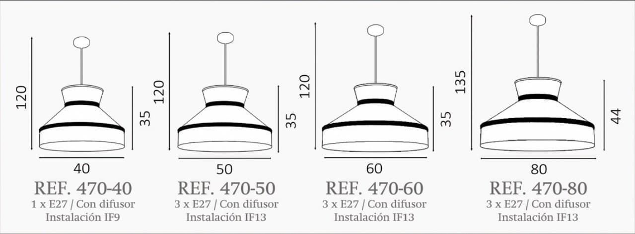 Colgante de techo moderno  YELL Personalizable - Imagen 3