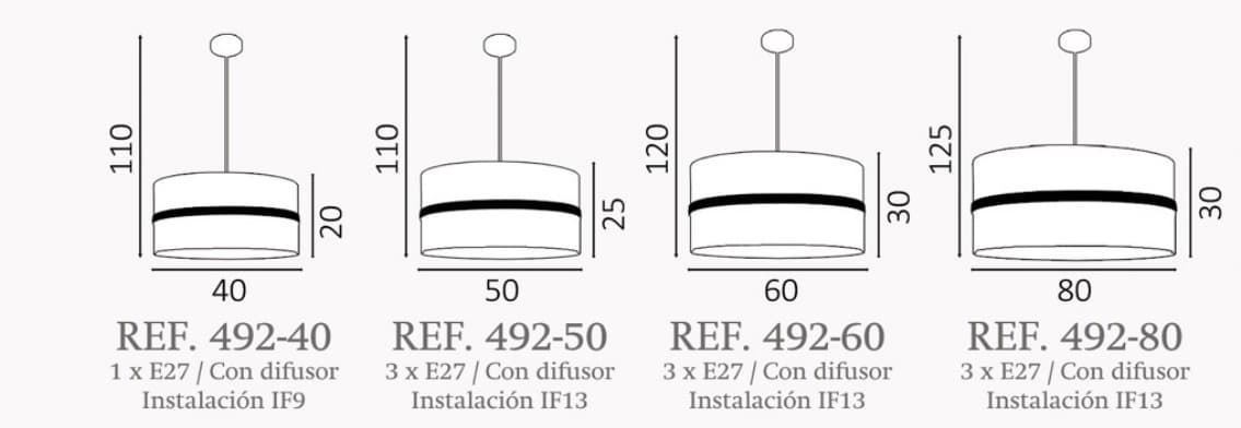 Colgante de techo moderno ZINC Personalizable - Imagen 2