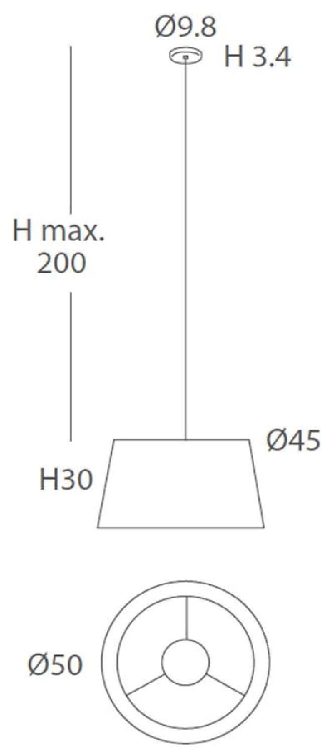 Colgante moderno DRUM 50 - Imagen 4