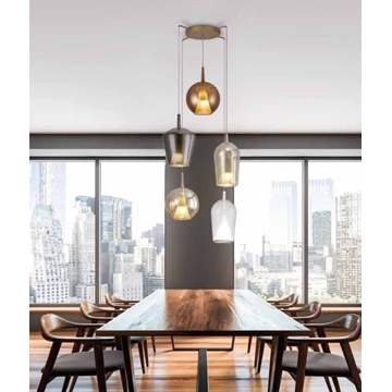 Colgante moderno ELSA 5 Multicolor - Imagen 2