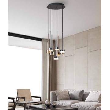 Colgante moderno TONIC C 8 luces - Imagen 1