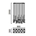 Colgante moderno TONIC R14 luces - Imagen 2