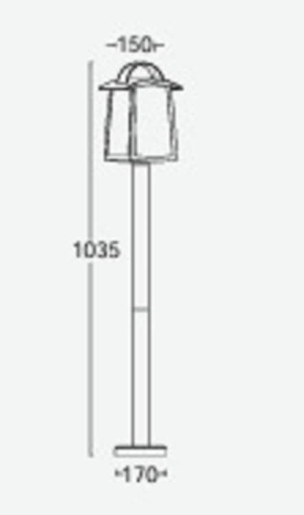farola de exterior KELSEY 1035 - Imagen 5