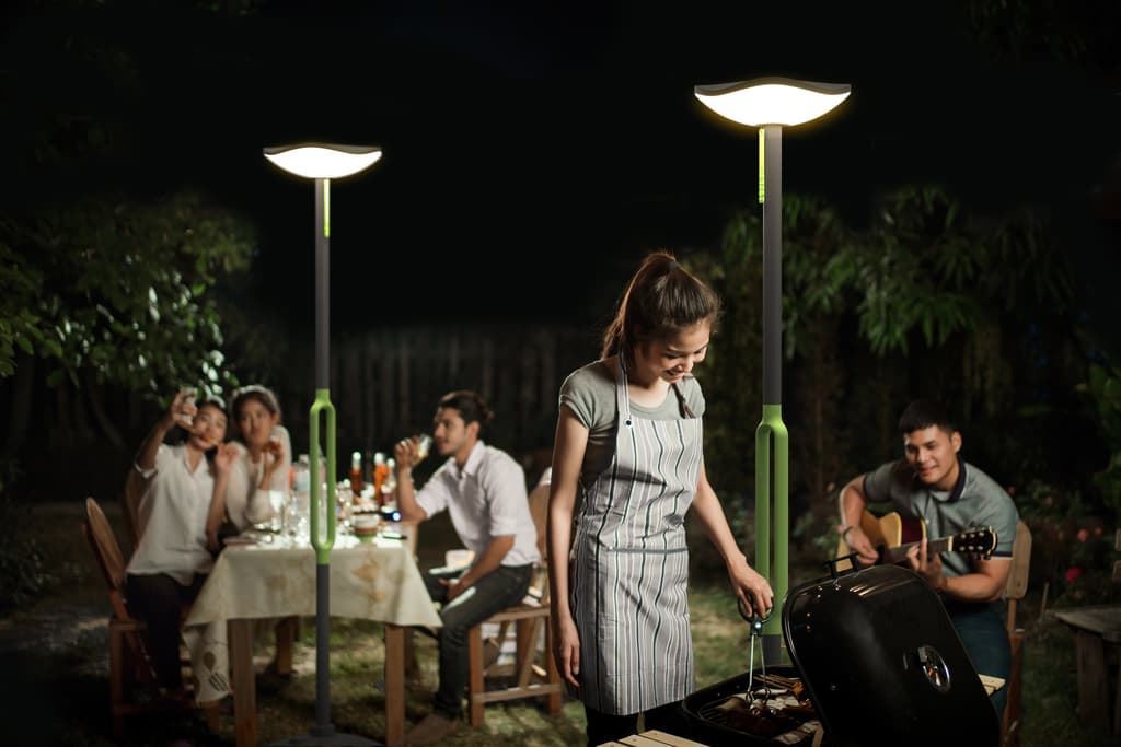 Farola Lutec exterior solar moderna POPPY Bluetooth - Imagen 3
