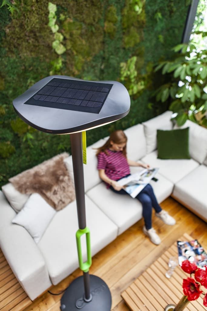 Farola Lutec exterior solar moderna POPPY Bluetooth - Imagen 5