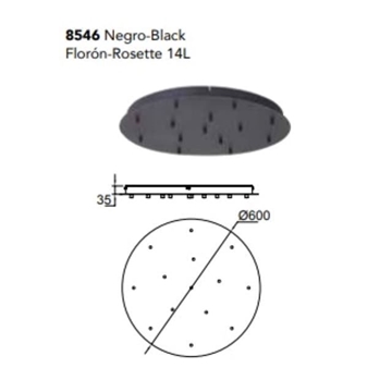 Florón 14 luces TONIC - Imagen 1