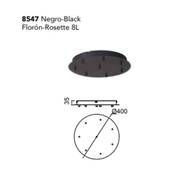 Florón 8 luces TONIC - Imagen 1