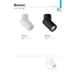 Foco moderno de techo o pared BREMEN - Imagen 1