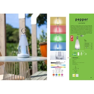 lámpara de mesa exterior moderna PEPPER Connect - Imagen 2