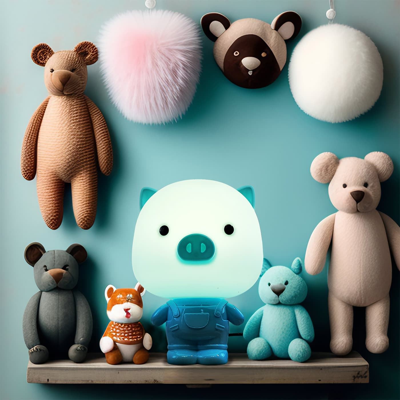 Lámpara de mesa infantil 12v PIG1 - Imagen 3