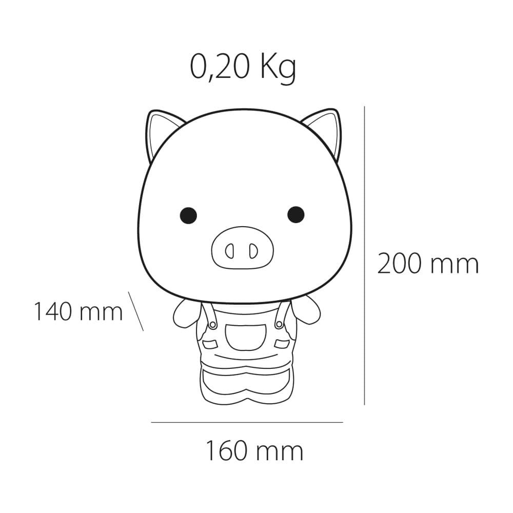 Lámpara de mesa infantil 12v PIG1 - Imagen 4