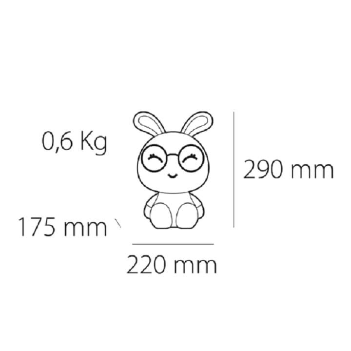 Lámpara de mesa infantil 12v RABBIT1 - Imagen 4
