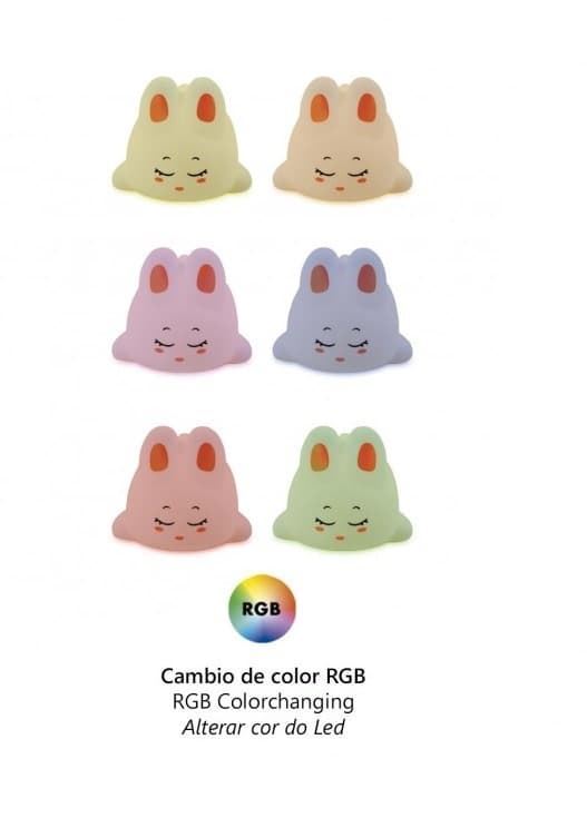 Lámpara de mesa Infantil C/ batería BUNNY - Imagen 5