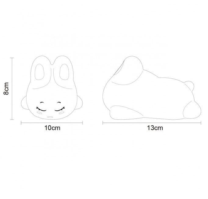 Lámpara de mesa Infantil C/ batería BUNNY - Imagen 6