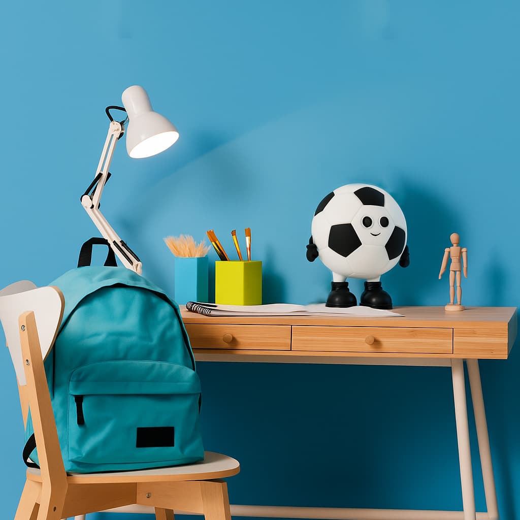 Lámpara de mesa infantil C/ batería FOOTY1 - Imagen 3