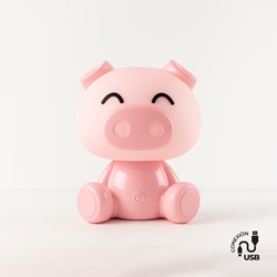 Lámpara de mesa infantil C/ batería PIG - Imagen 2