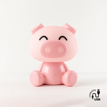 Lámpara de mesa infantil C/ batería PIG - Imagen 2