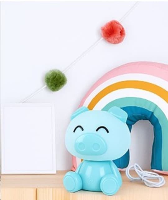 Lámpara de mesa infantil C/ batería PIG - Imagen 3