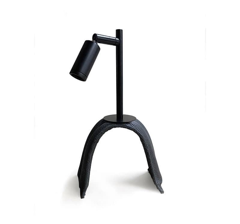 Lámpara de mesa MANHATTAN SOFÁ Cuero Negro - Imagen 1