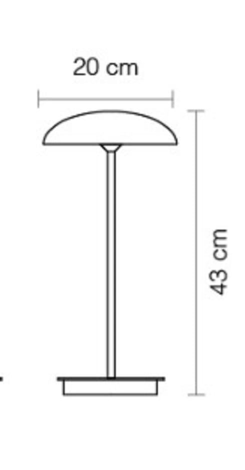 Lámpara de mesa moderna ABSIDIOLA S Plato L - Imagen 10