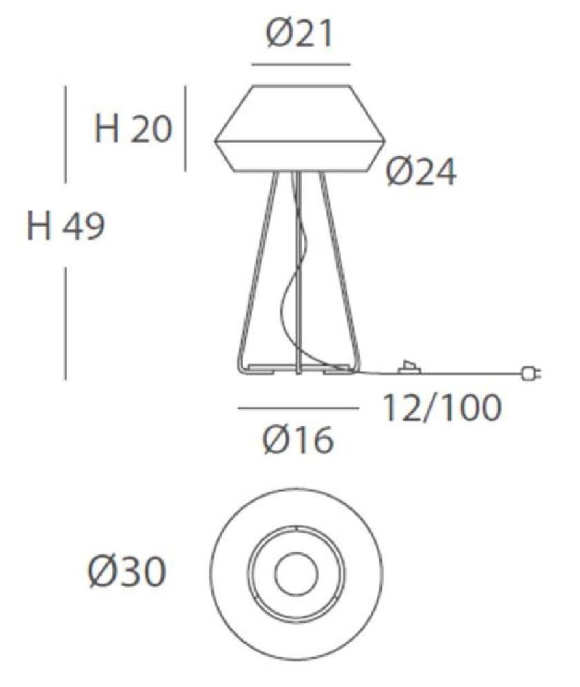 Lámpara de mesa moderna BANYO 01 - Imagen 3