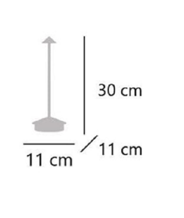Lámpara de mesa moderna c/ batería GRAM - Imagen 5