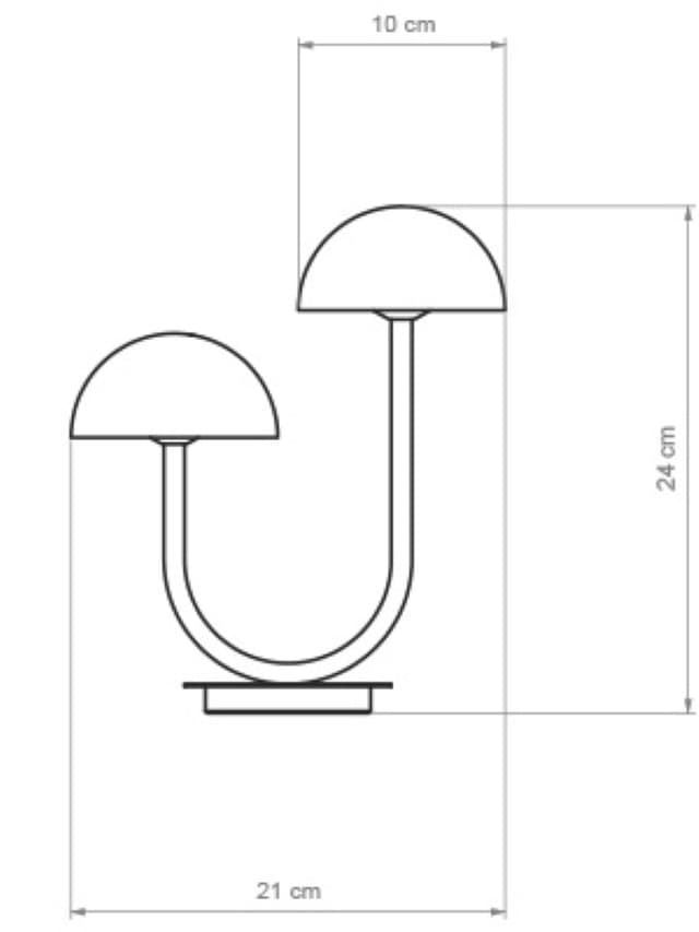 Lámpara de mesa moderna CHAMPIGNON - Imagen 2