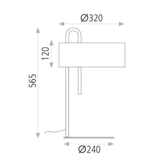 Lámpara de mesa moderna CLIP - Imagen 4