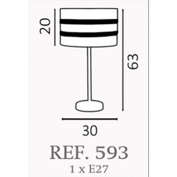 Lámpara de mesa moderna DIBU Personalizable - Imagen 2