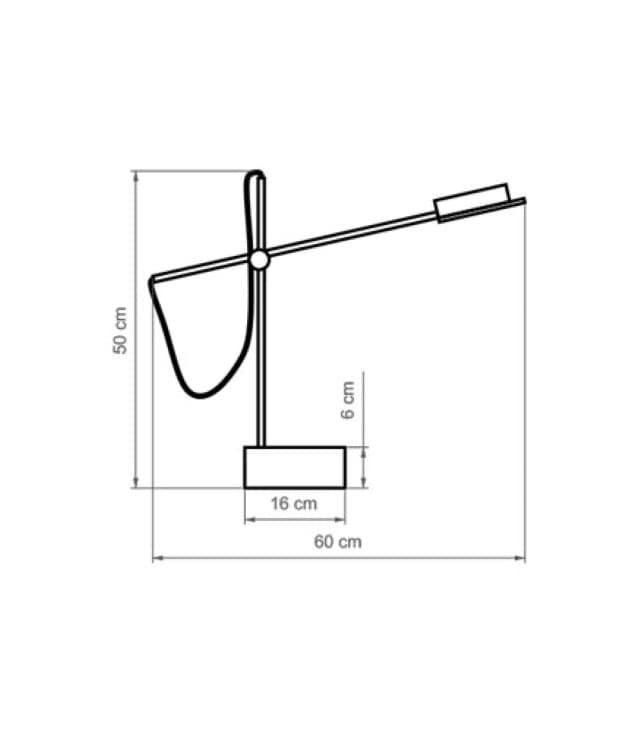 Lámpara de mesa moderna H2 - Imagen 5