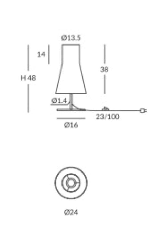 Lámpara de mesa moderna KORA - Imagen 2