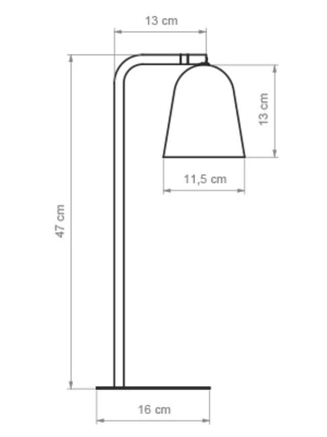 Lámpara de mesa moderna LULA S - Imagen 3