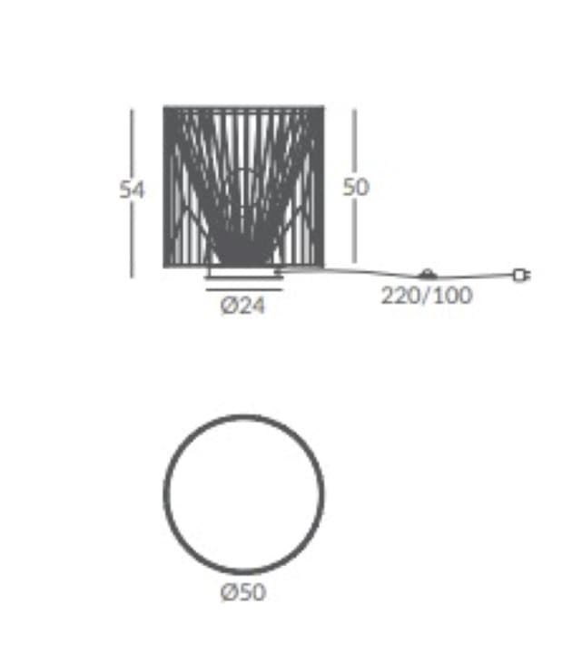 Lámpara de mesa moderna MARIOLA 50 - Imagen 2