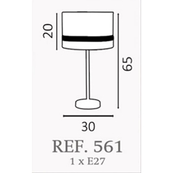 Lámpara de mesa moderna TERC Personalizable - Imagen 2